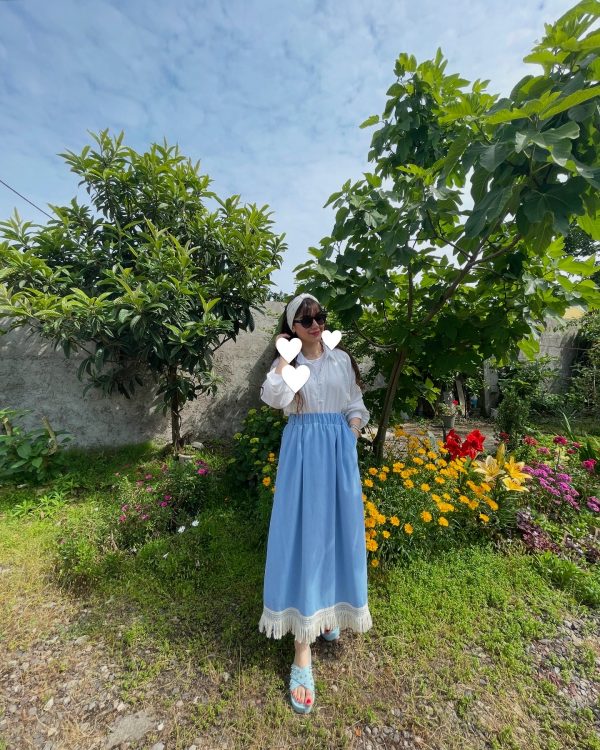 دامن نوار دار