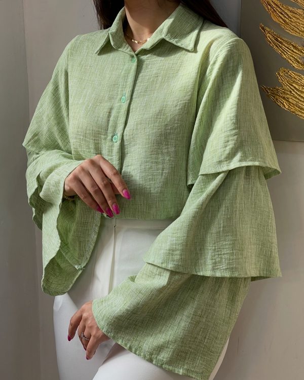 شومیز آستین چین